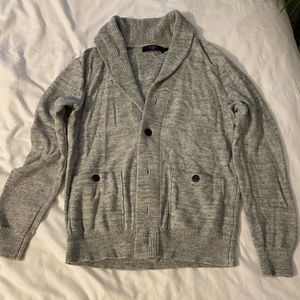 JCrew Lambswool Shawl Collar Button Cardigan